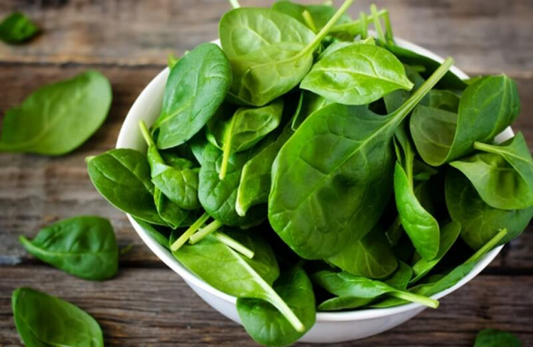 cải bó xôi - thực phẩm bổ sung canxi